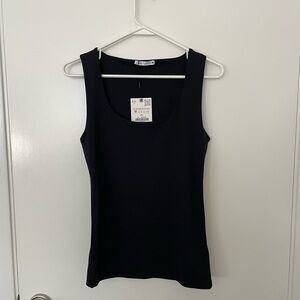 Zara Black Fitted Tank Top
